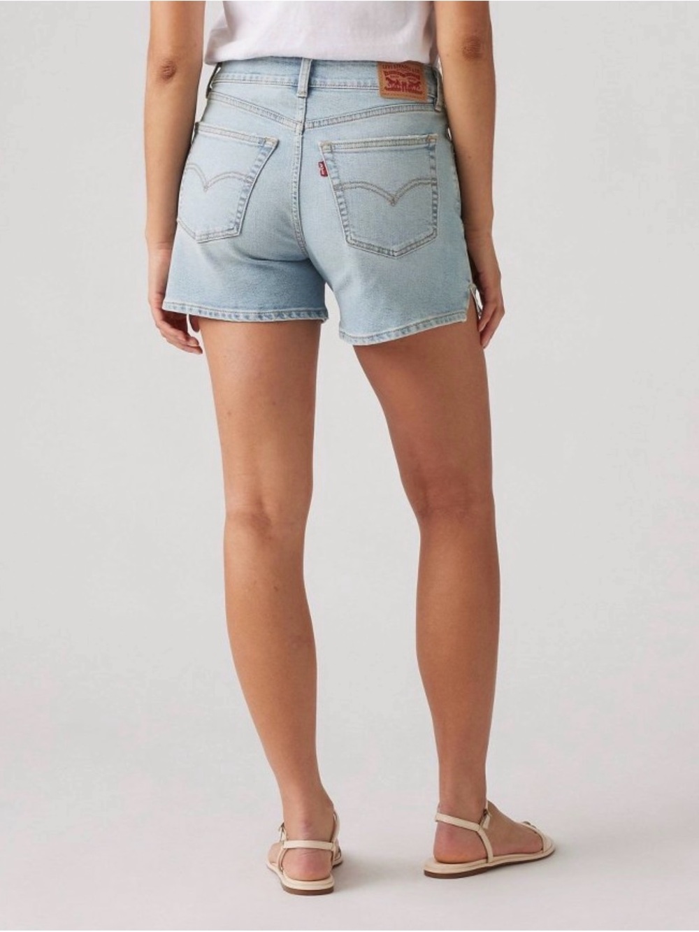 Levi's Light Wash Denim High-Rise Women’s Shorts